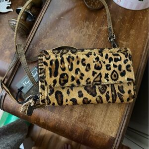 Myra Bag Leopard Print Wristlet